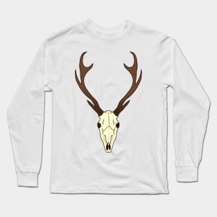 Deer Skull Long Sleeve T-Shirt